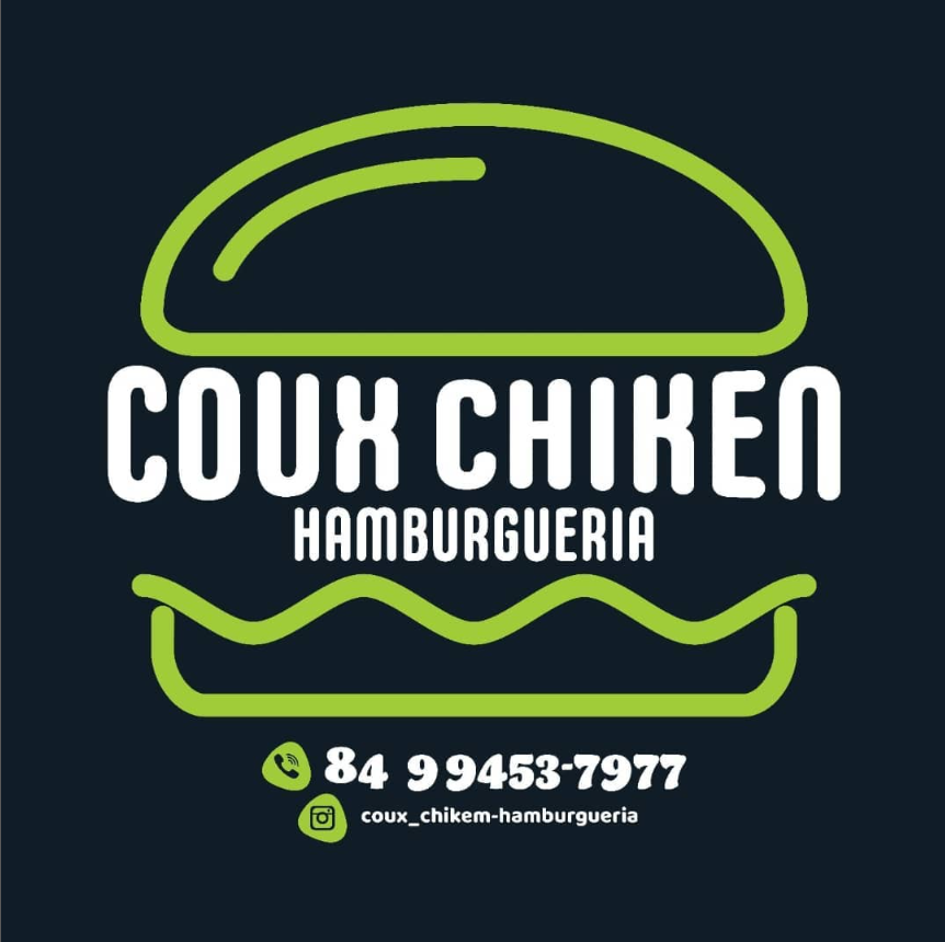 Logo da Coux Chiken Hamburgueria